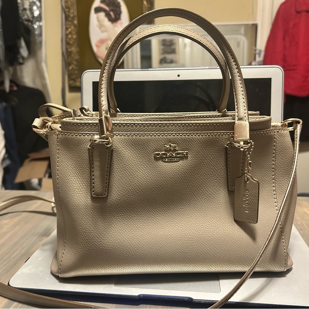Coach Tan Leather Handbag